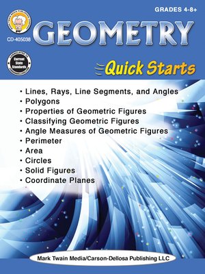 cover image of Geometry Quick Starts Workbook